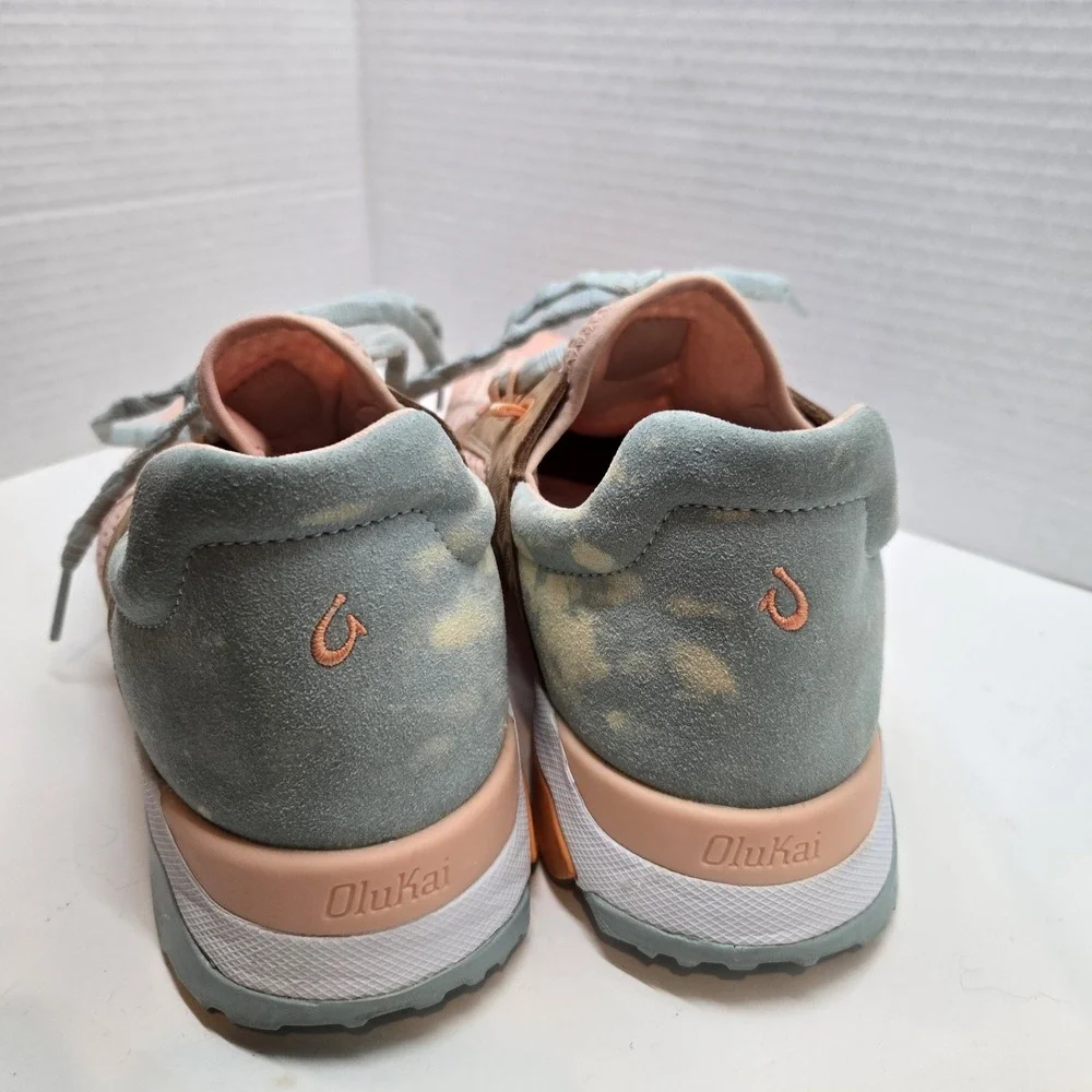 Olukai Wailuku Womens 9.5 Peach Swell Sneaker Shoes 20478-PCAA Excellent HTF - Picture 7 of 10